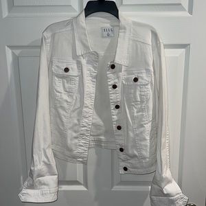Woman’s White Denim Jacket
